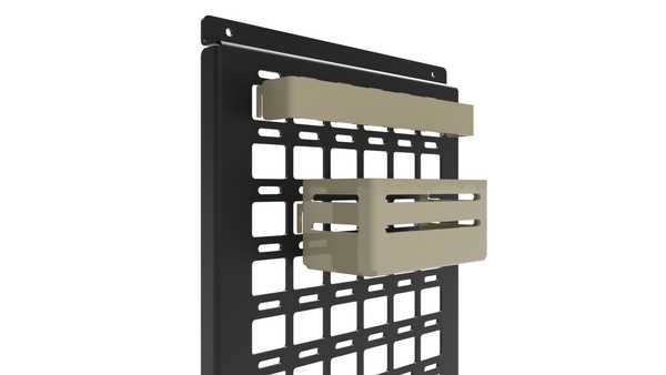 CAV MOLLE panel accessories with slide-in mounting system