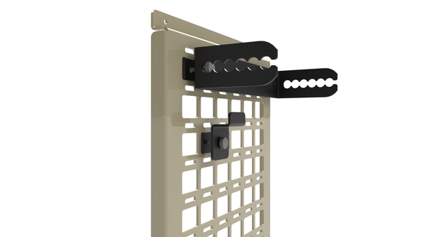 CAV MOLLE panel accessories with twist-lock mounting system