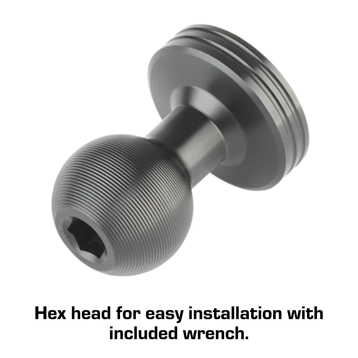 1/4" - 20mm MALE Aluminum Mounting Ball