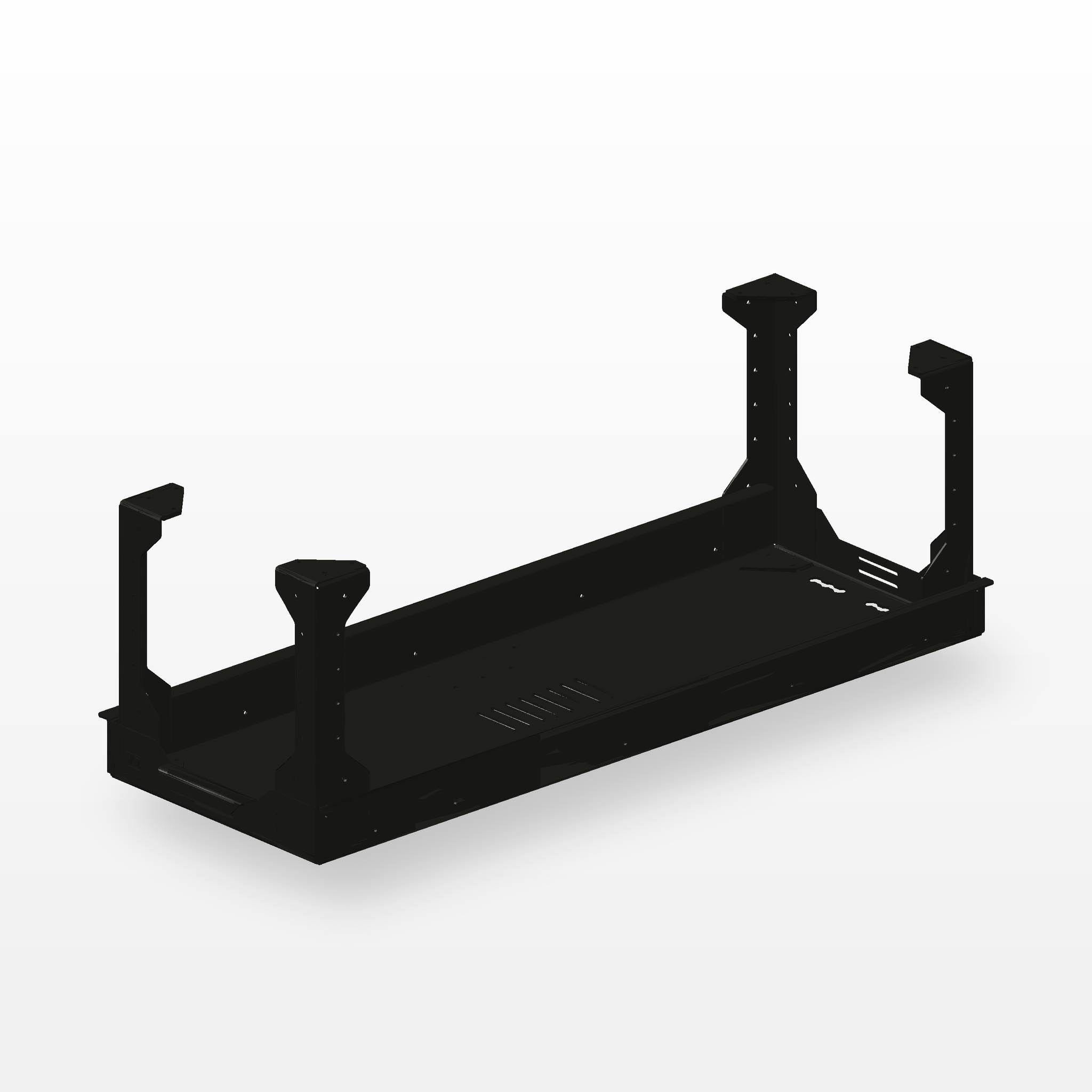 Garage Edition Combination Black Render — Slide Tray + Legs — No MOLLE