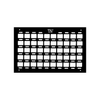 Cargo Tray System Pro - Molle Panel (22" Slide, 16" Legs) - Straight-On Black Render