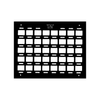 Cargo Tray System Pro - Molle Panel (End, 16" Legs) - Straight-On Black Render