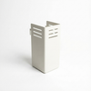 White metal storage container designed for CAV MOLLE Panel Shelf systems.