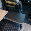 Revel Canyon Table Top mounted beside passenger seat in van interior