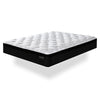 Ultra Luxe Home Mattress by CAV with quilted top and black patterned sides, shown on white background