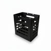 Black CAV Tactical Revel trash can with cutout grid design and side handles