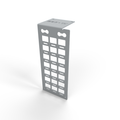 Rossmonster Entryway MOLLE Panel - Grey product render