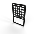 Rossmonster End Cabinet MOLLE Panel - Black product render