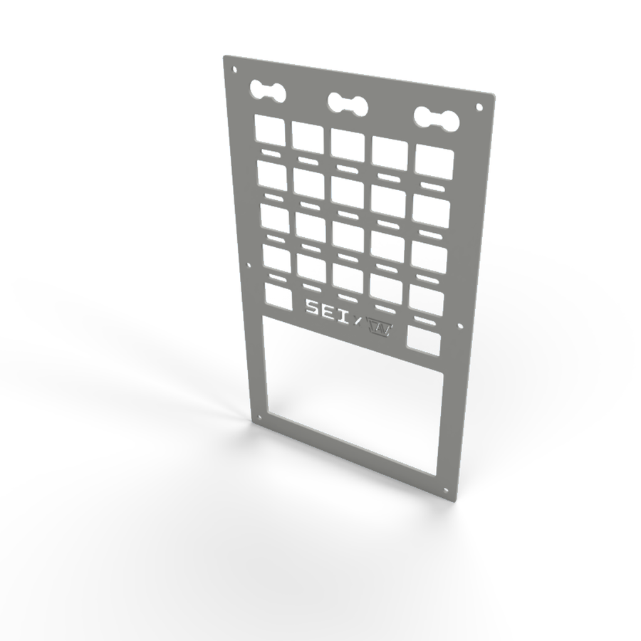 Rossmonster End Cabinet MOLLE Panel - Grey product render