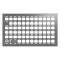 Rossmonster Nightstand MOLLE Panel - Grey front-on product render