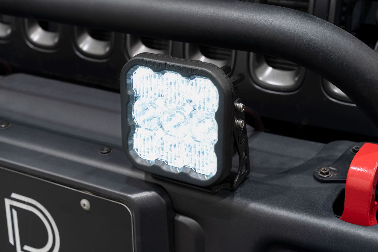 diode dynamics ss5 pro white combo single led light pod 5"