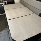 Revel Groove Lounge Mattress Topper laid flat in van interior with neutral upholstery