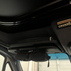 OLD CAV Cab Headliner Shelf installed above cab area in a Mercedes Sprinter van interior