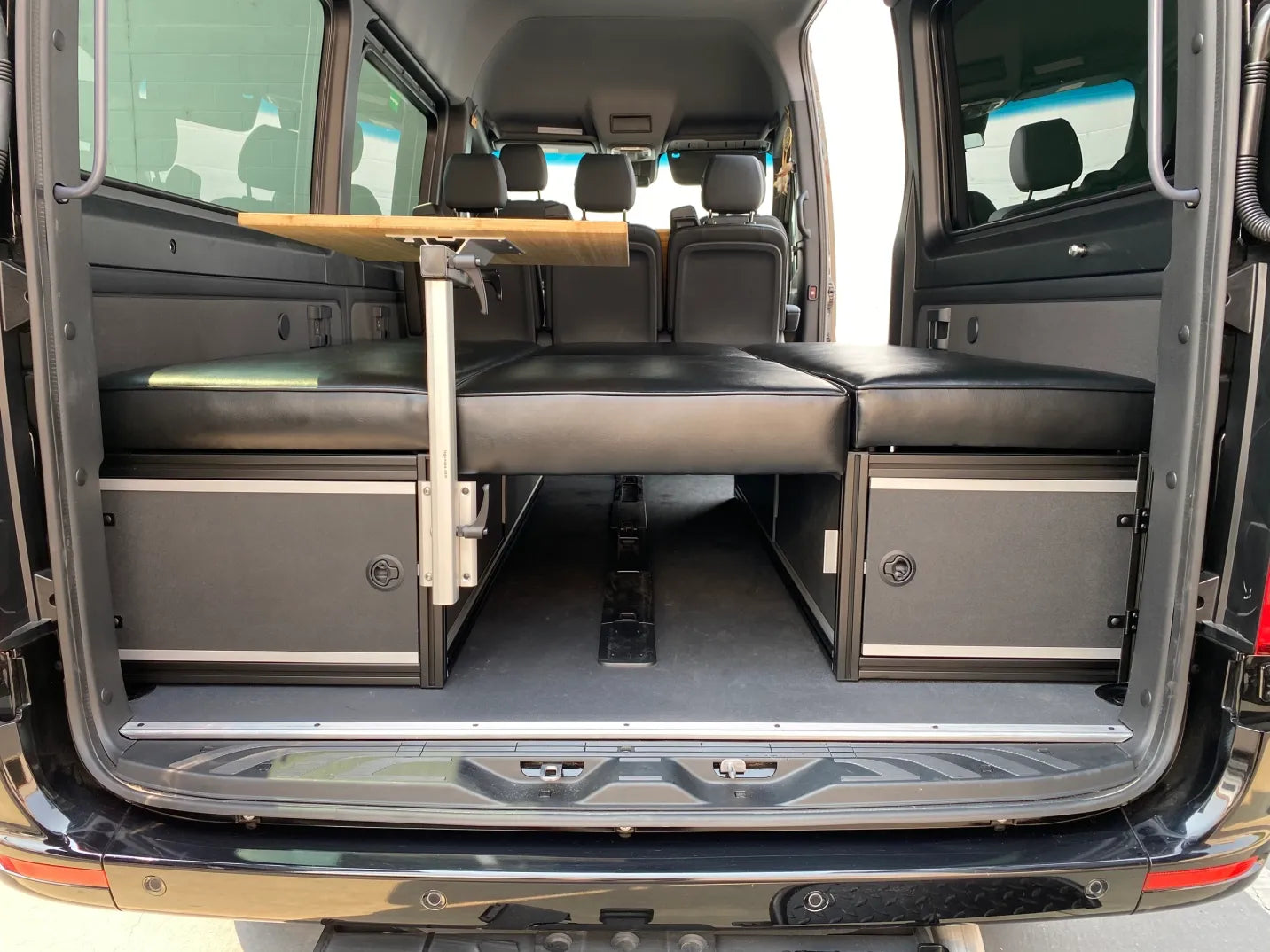 The 2019+ GLSS™ Garage Lounge Storage Systems - Made for Sprinter Passenger Vans