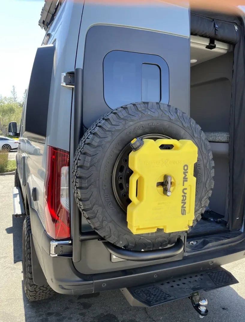 OWL EXPEDITION TIRE CARRIER FOR SPRINTER VAN 2019+ SPRINTER & 2020+ REVEL/STORYTELLER VS30