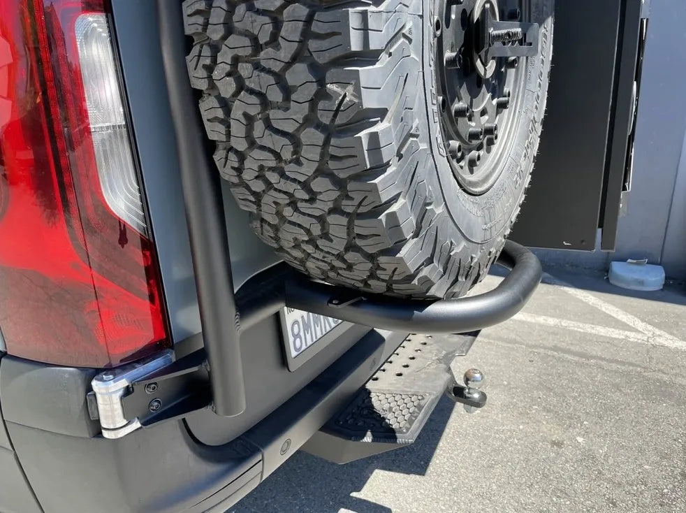 OWL EXPEDITION TIRE CARRIER FOR SPRINTER VAN 2019+ SPRINTER & 2020+ REVEL/STORYTELLER VS30